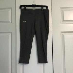 Under Armour Quarter Length Dark Grey Leggings